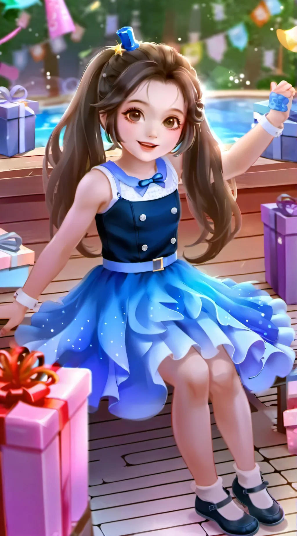 ai character: molly  background