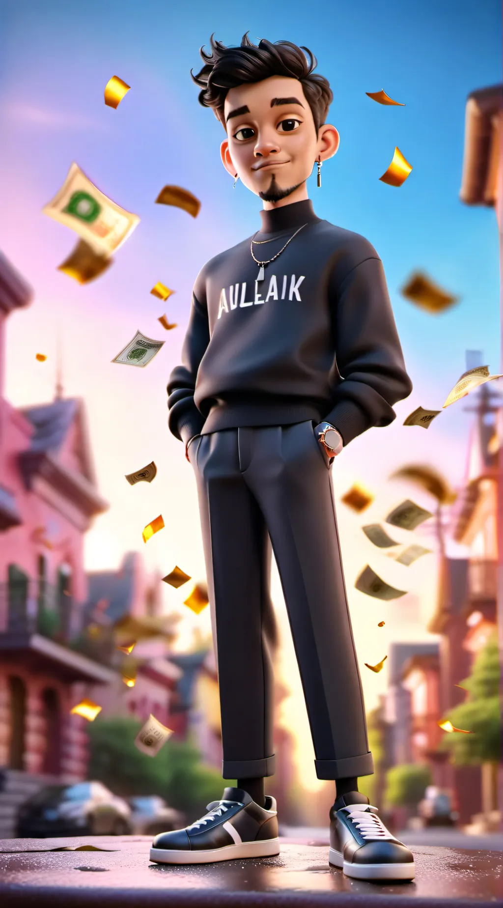 ai character: Kunal  background