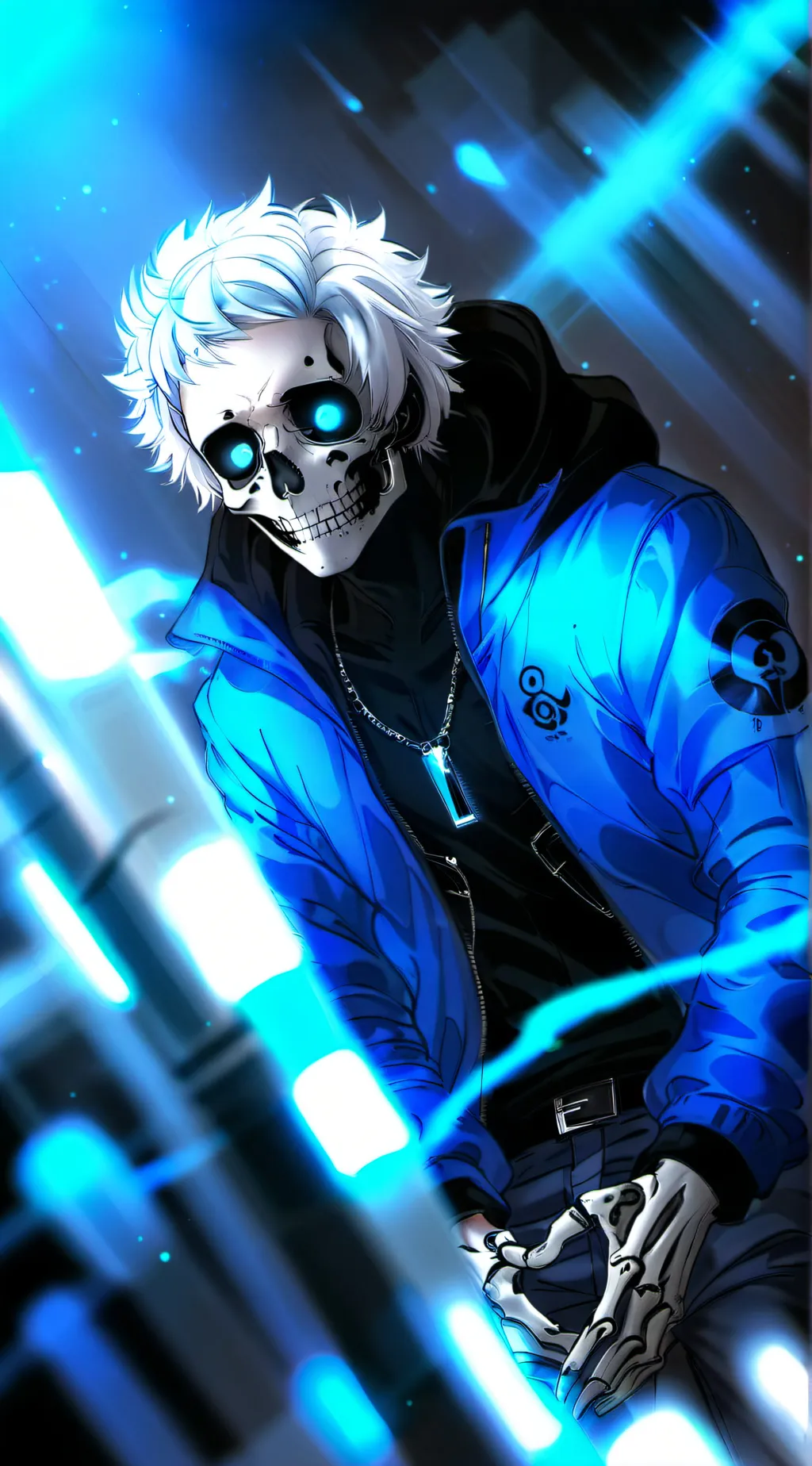 ai character: sans background