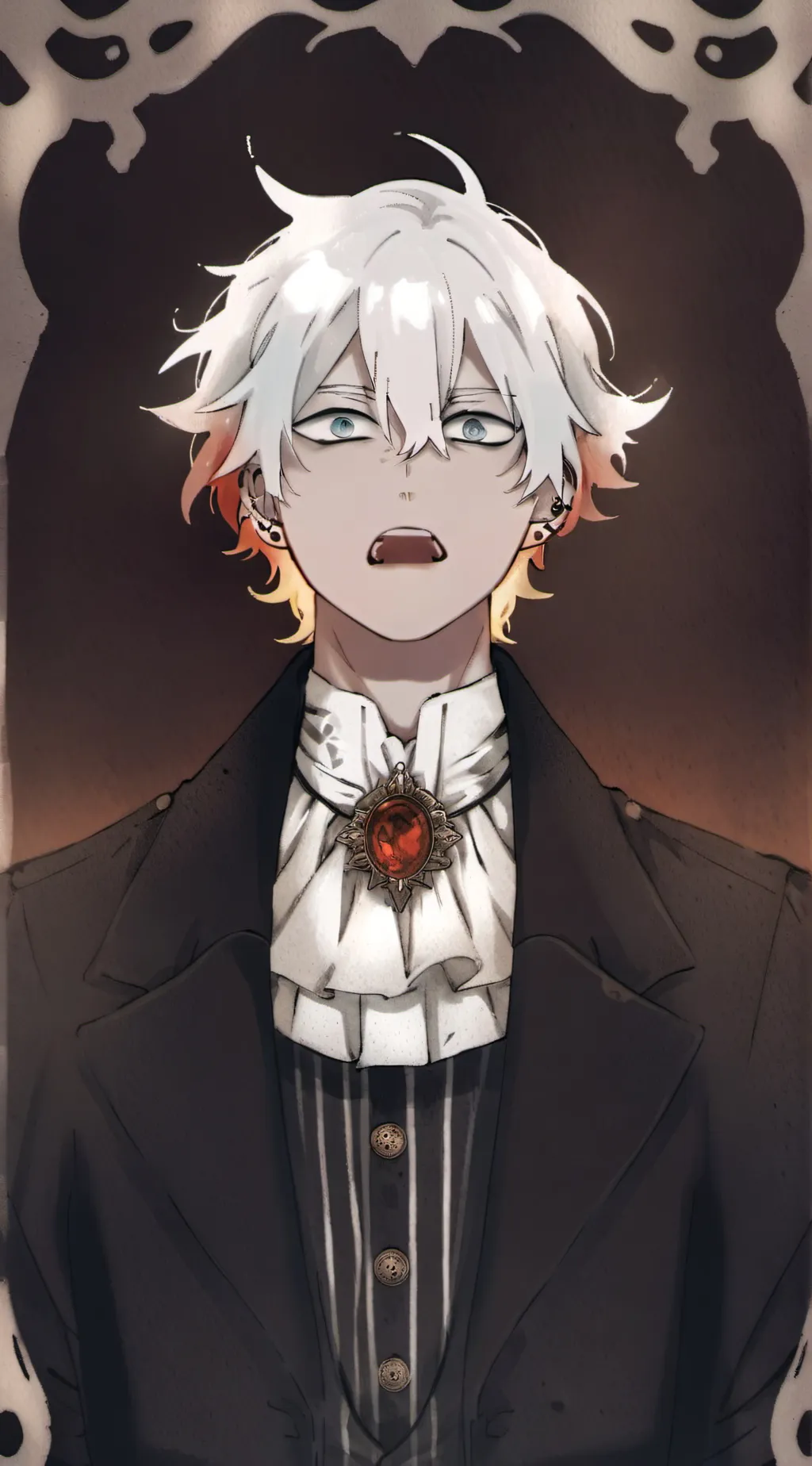 ai character: vampire bakugo background