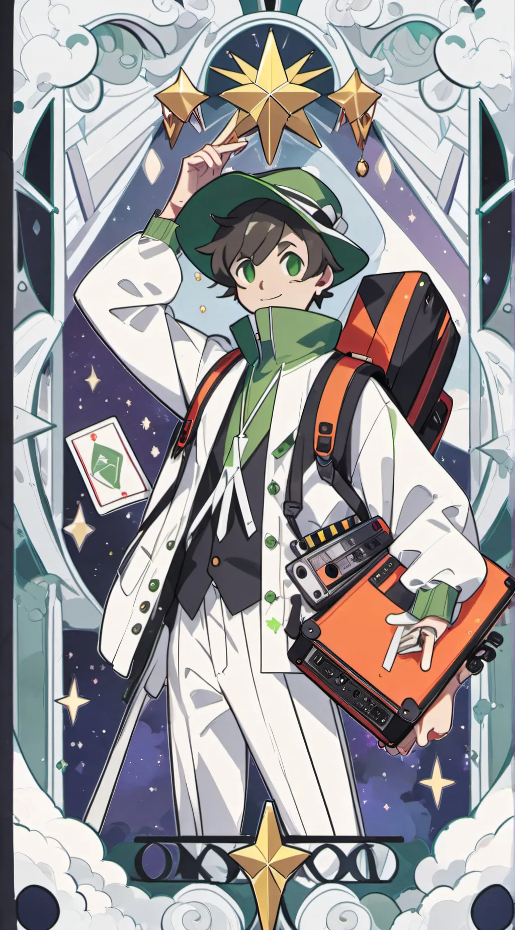 ai character: Boombox!(phighting background