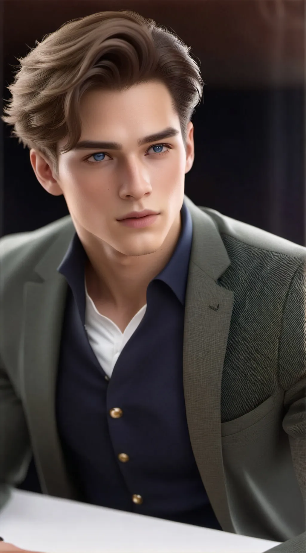 ai character: Adorable Husband  background