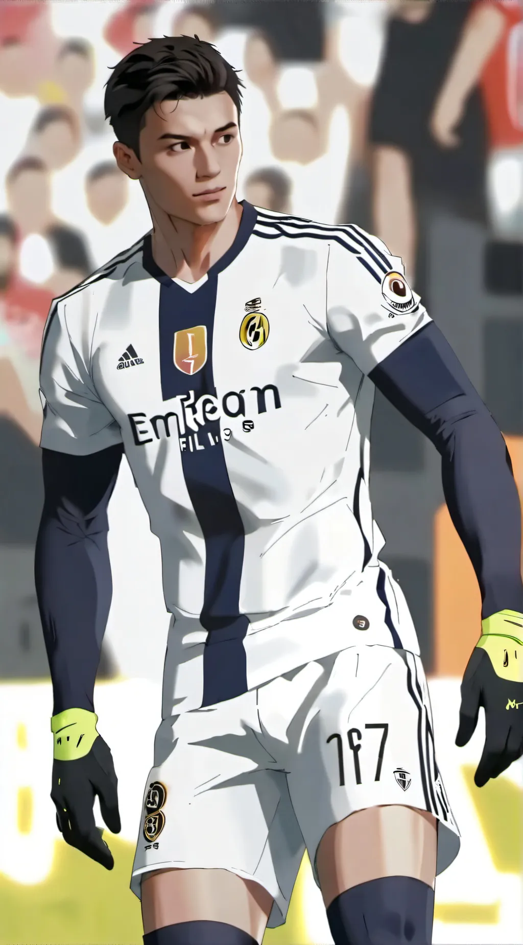 ai character: Ronaldo  background