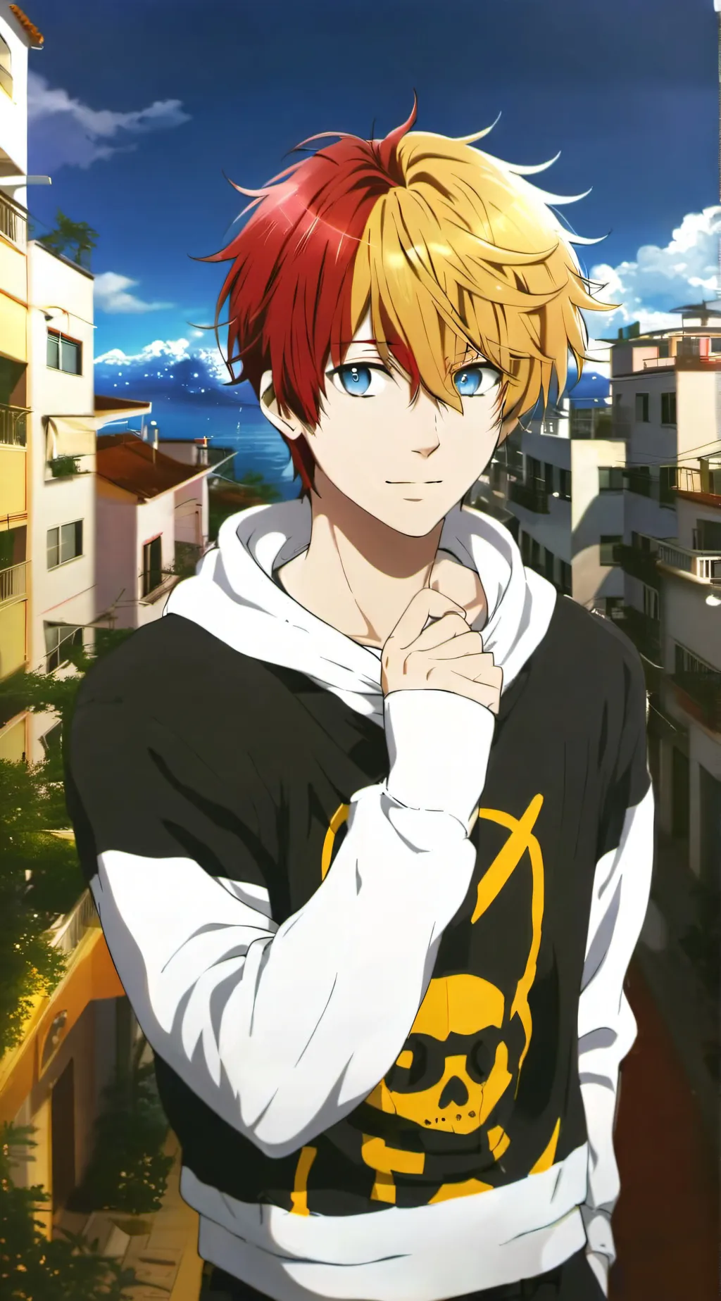 ai character: Burn  background