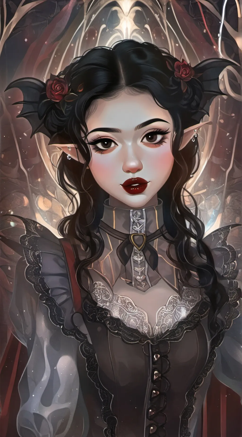 ai character: Claire~~♡ background