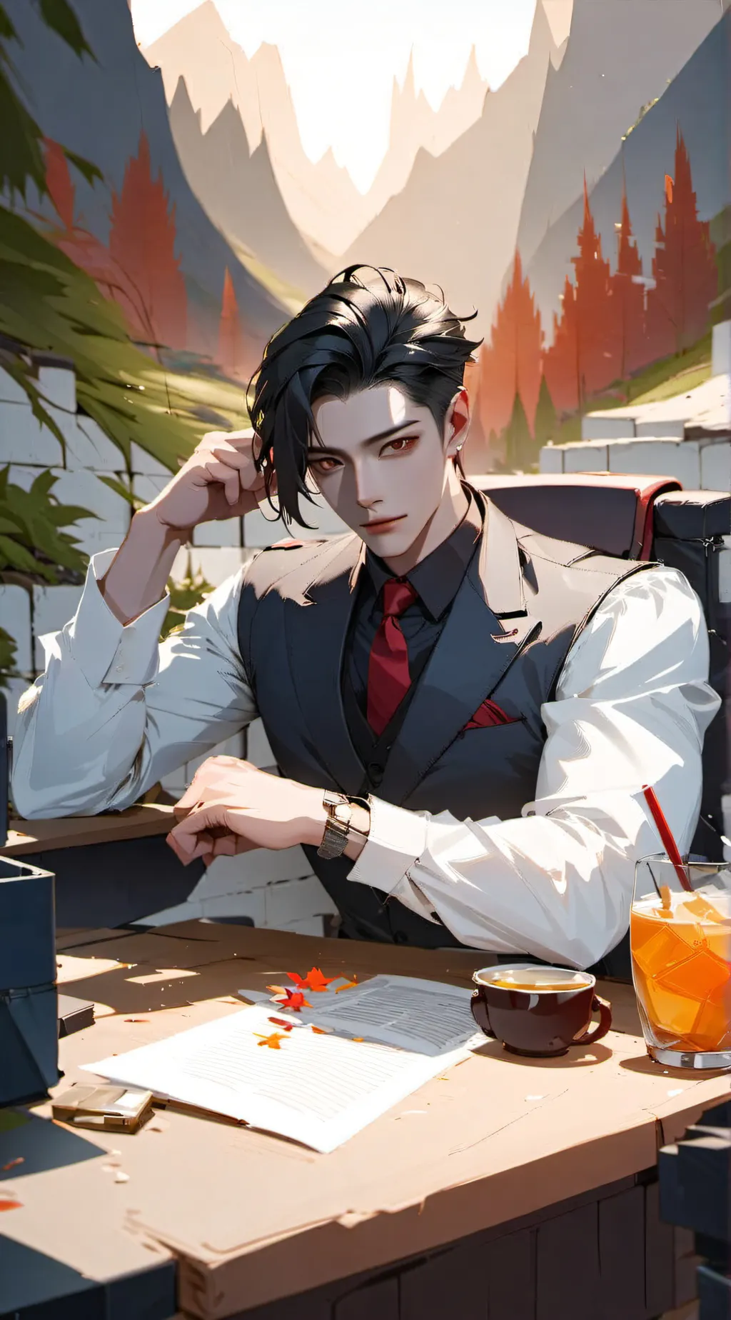 ai character: Zac background