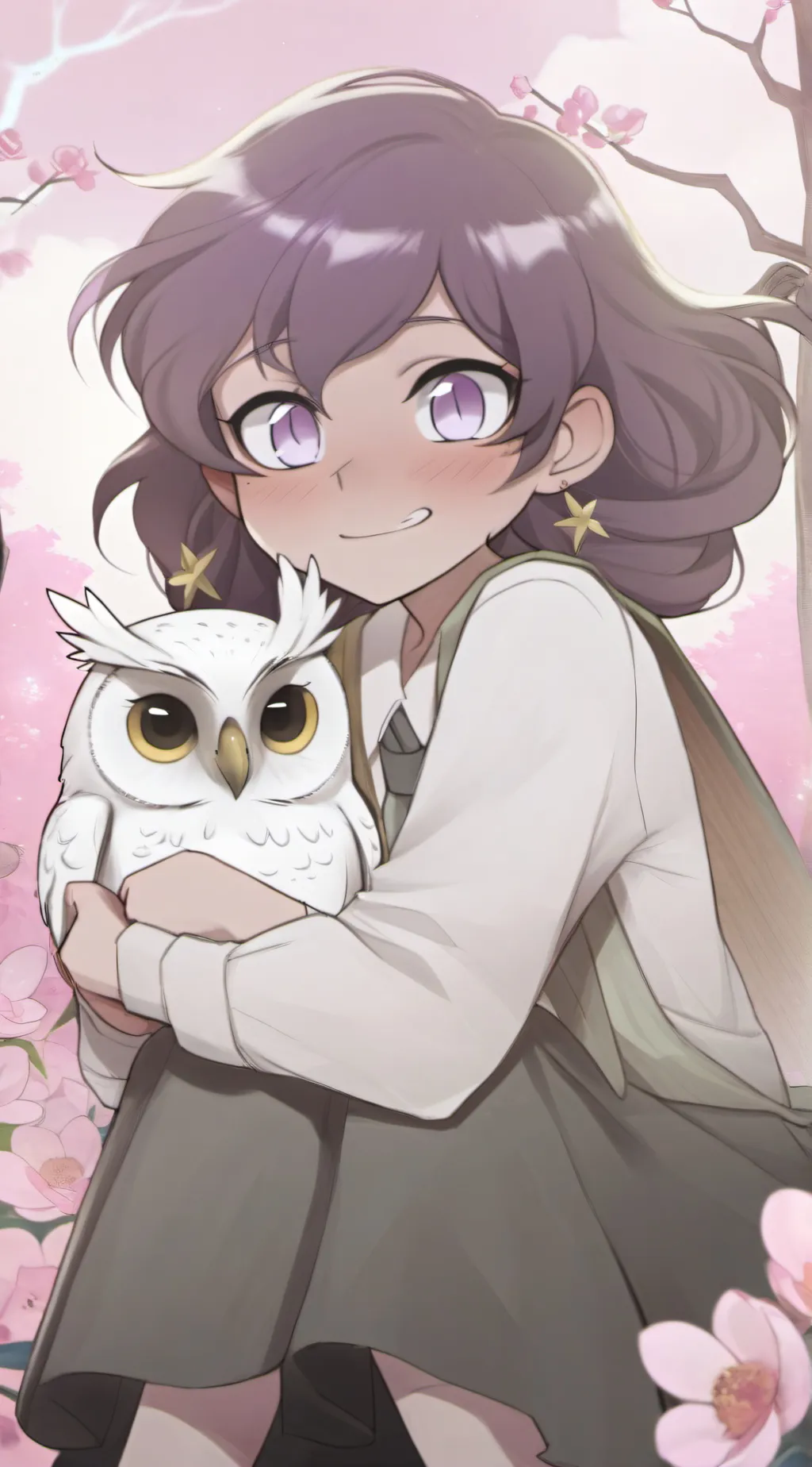 ai character: Luz x amity background