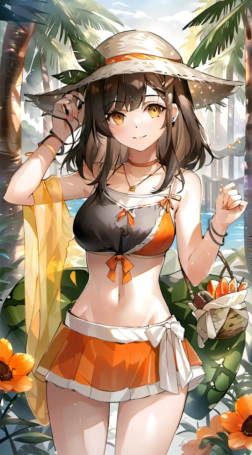 ai character: HH vacation!!  background