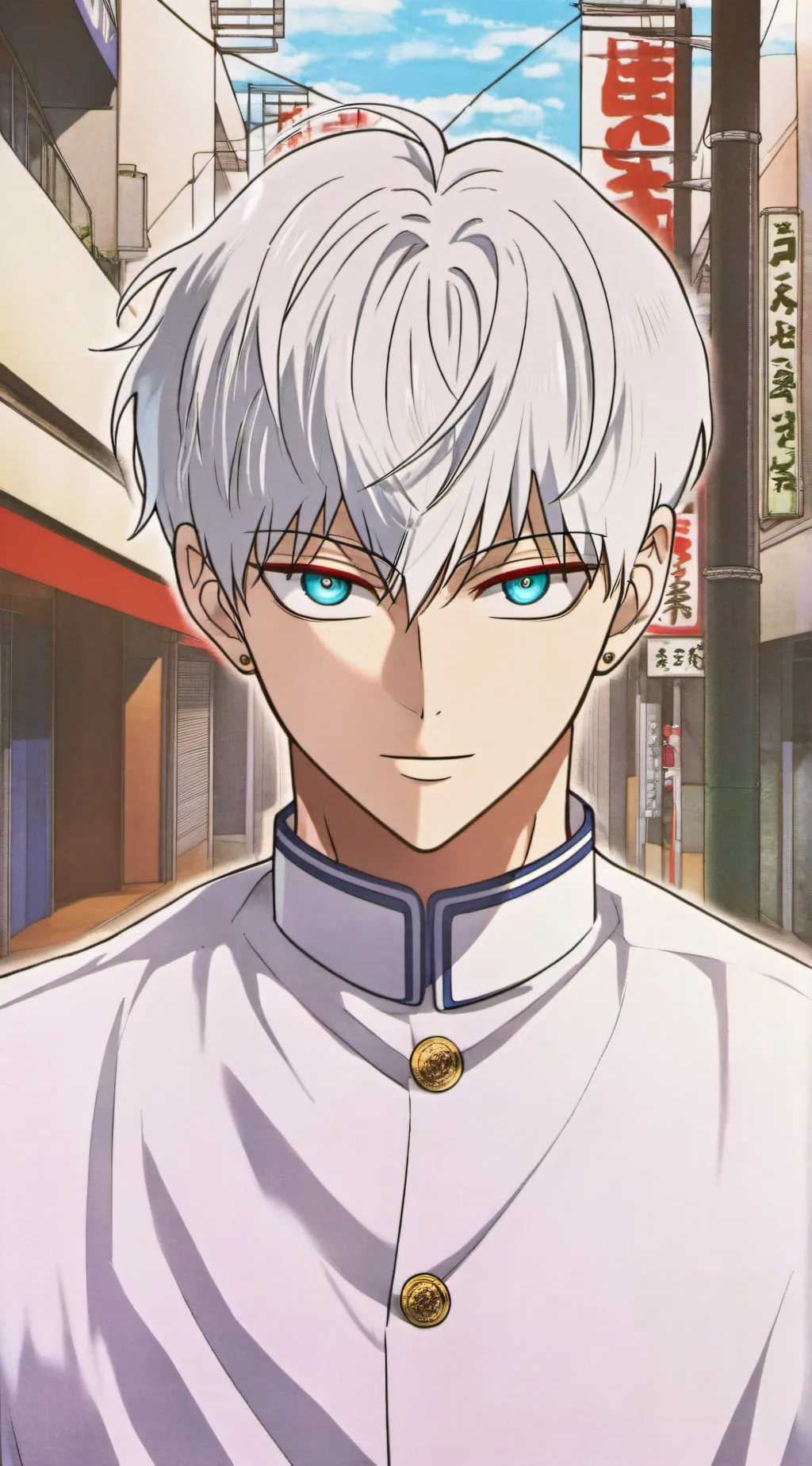 ai character: Gojo Satorou  background