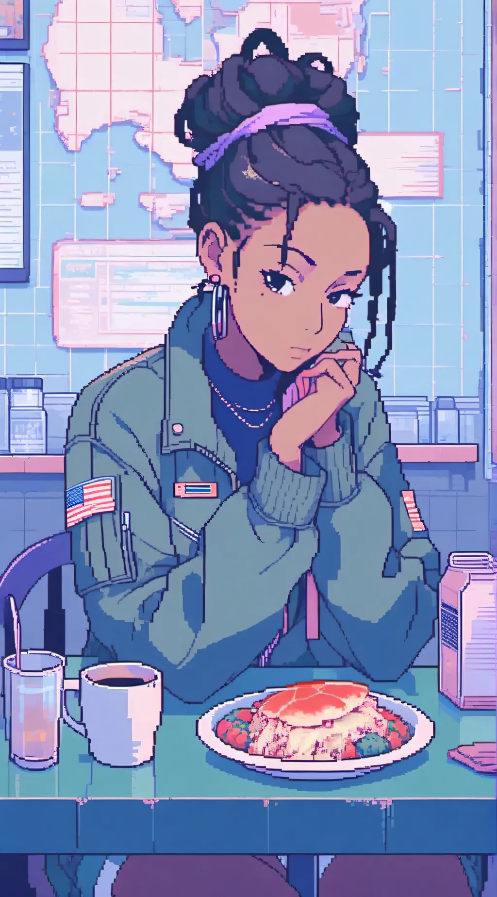 ai character: Rajae background