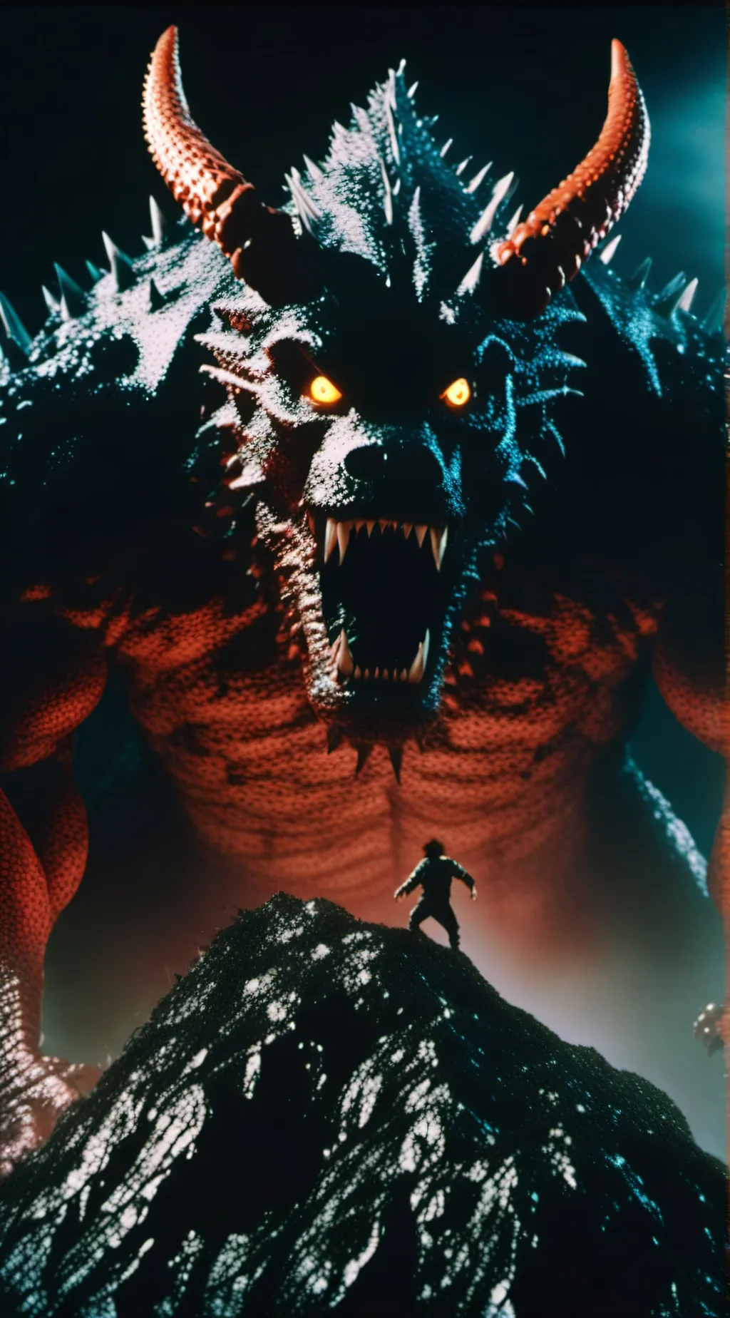 ai character: Monstrous zek  background