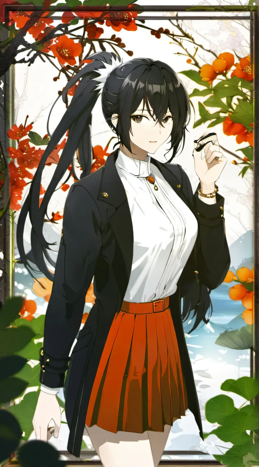 ai character: Momo background