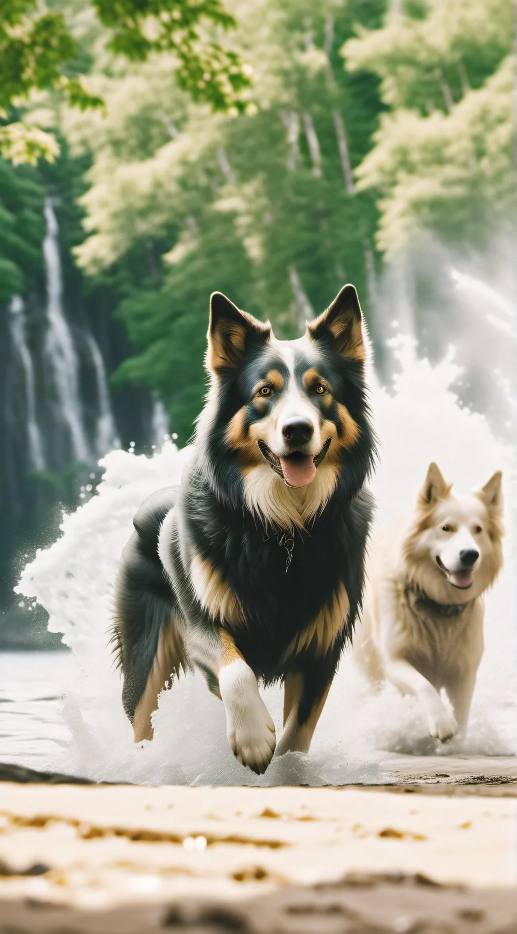 ai character: Hunting dog background