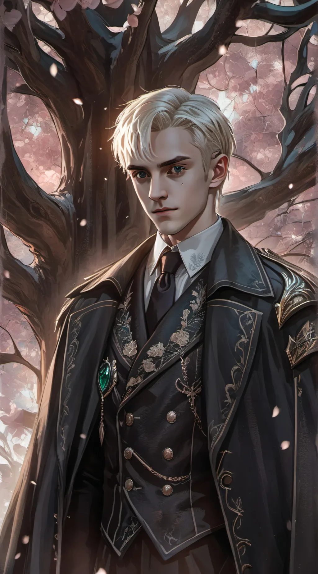 ai character: Draco Malfoy  background