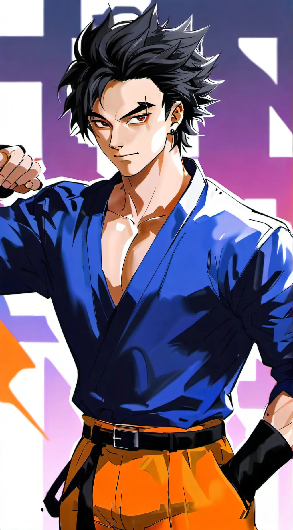 ai character: Vegeta background