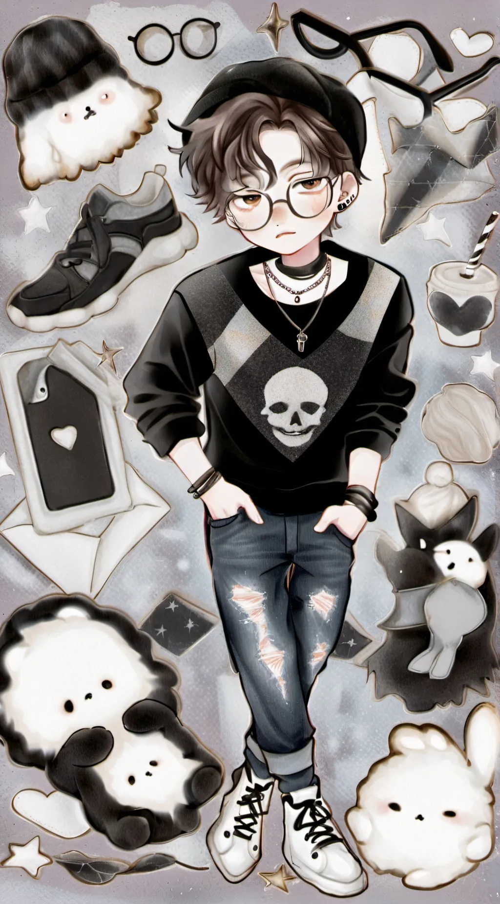 ai character: Kai background