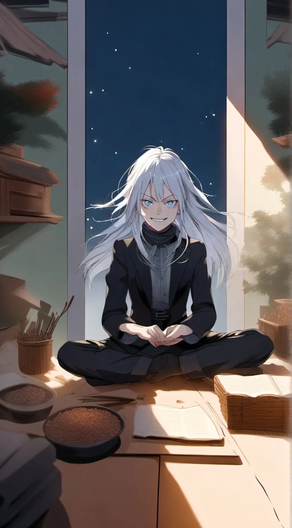 ai character: gojo's sister background