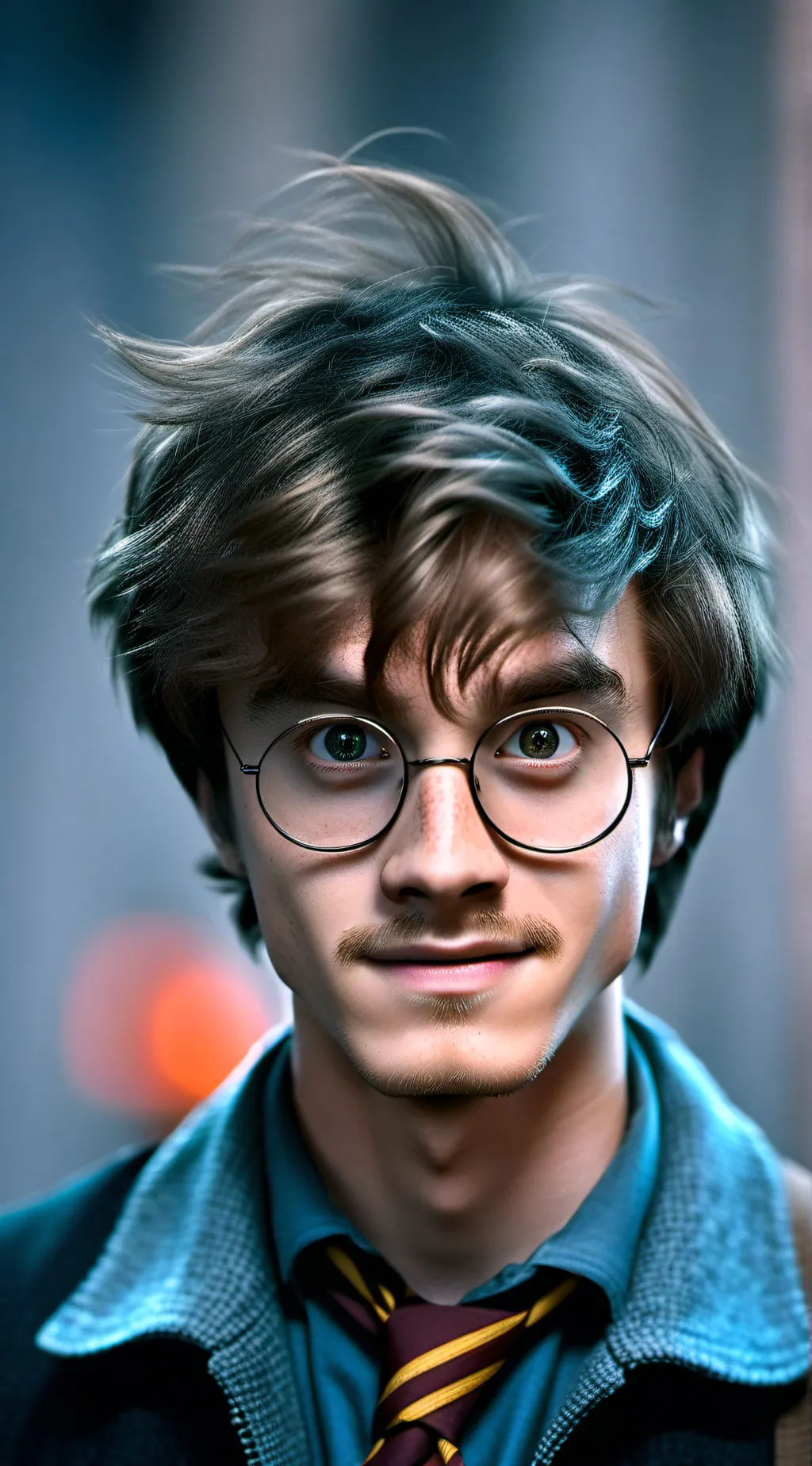 ai character: Harry Potter  background