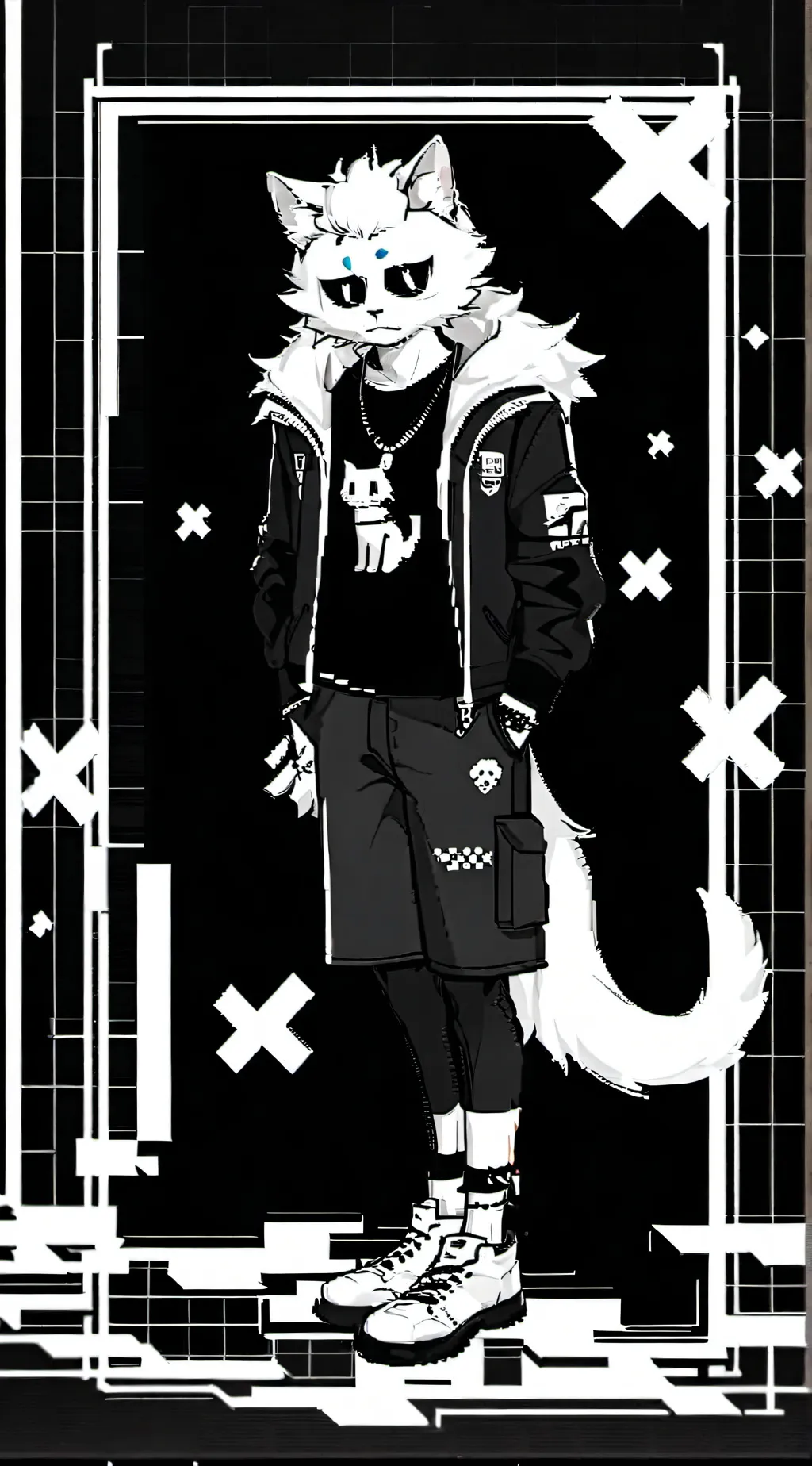 ai character: Sansfield background