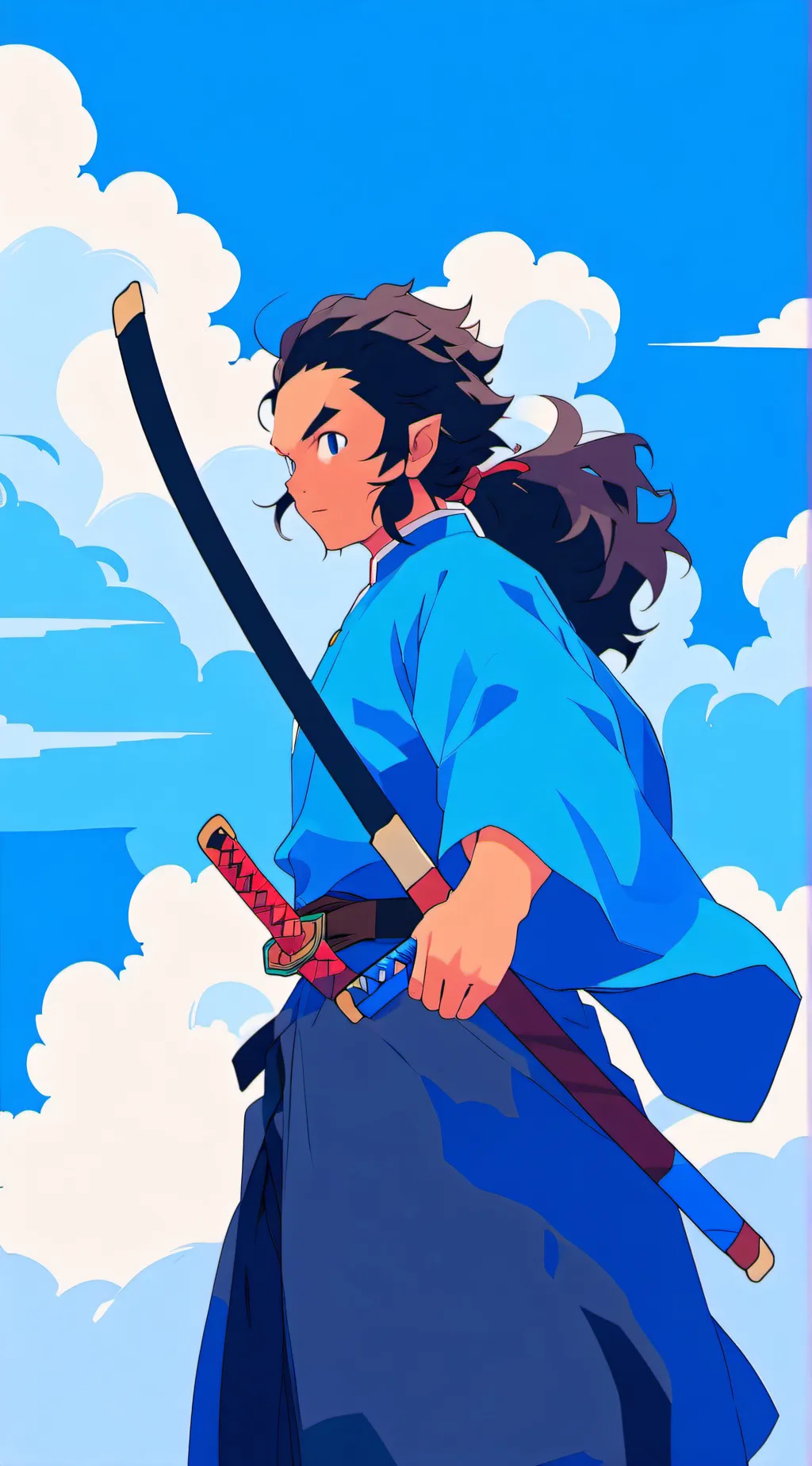 ai character: hashira background
