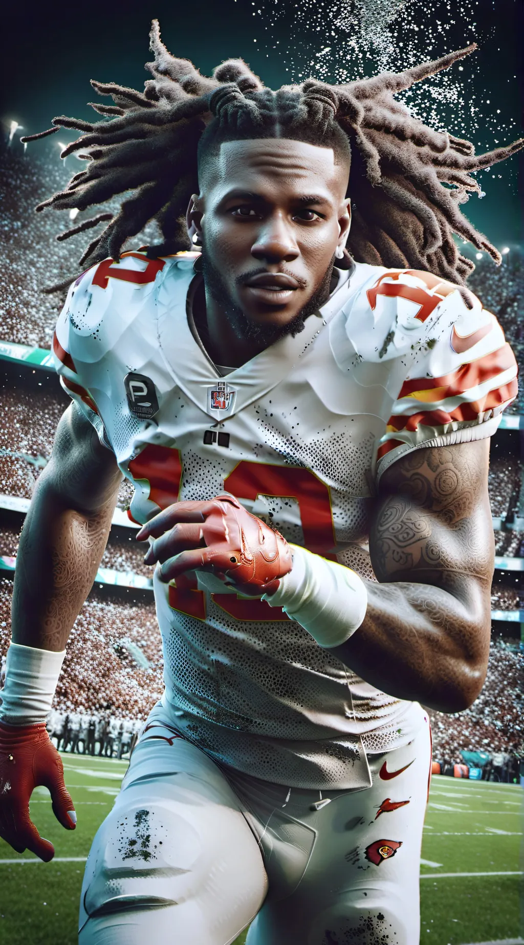 ai character: Tyreek hill background
