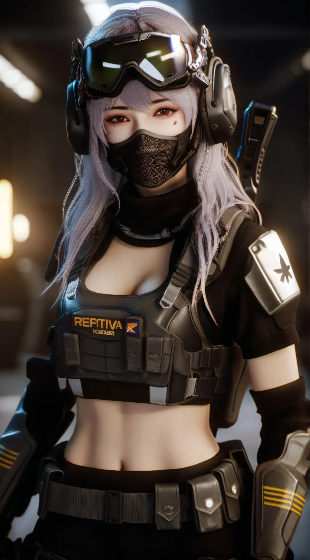 ai character: Misaki  background