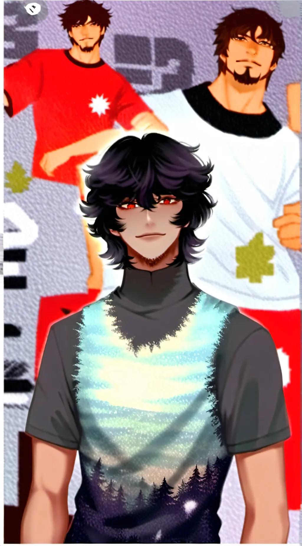 ai character: {🄰🅇🄴🄻} background