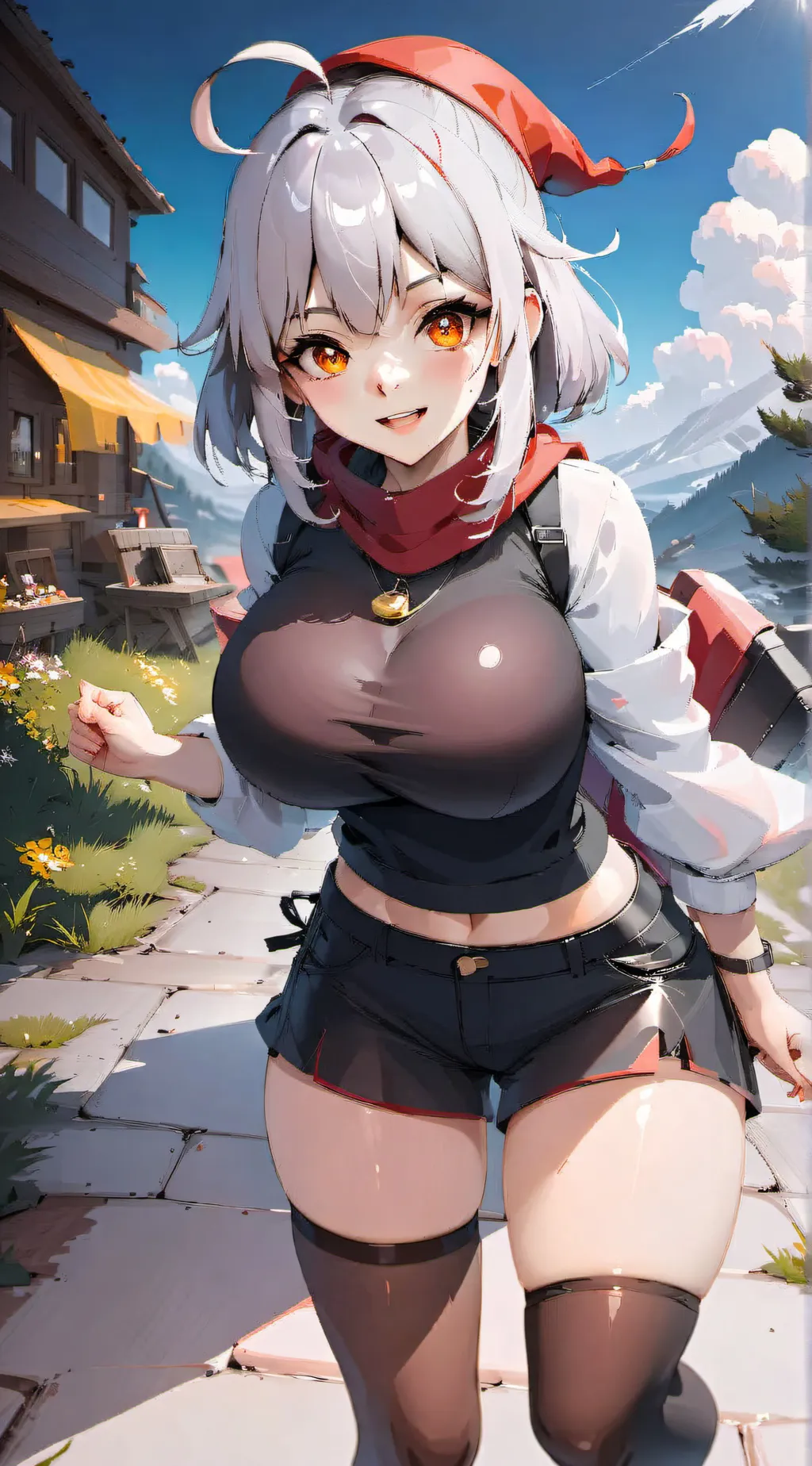 ai character: Katie  background