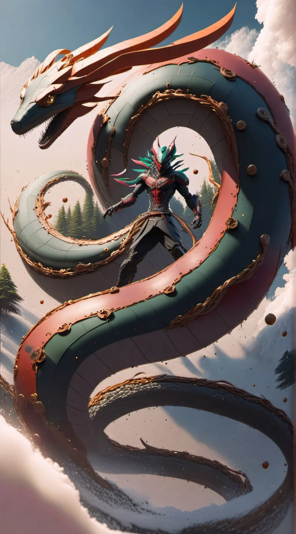 ai character: Skydios + MandJTV background