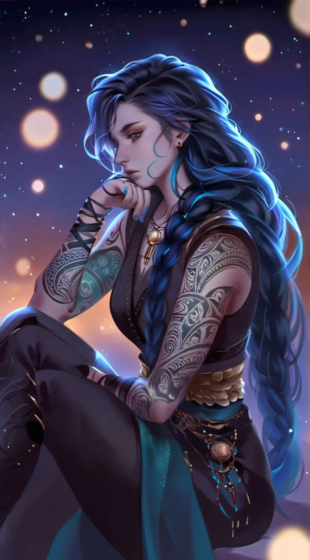 ai character: Jade background