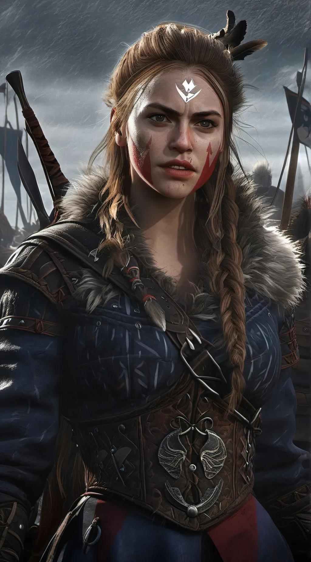 ai character: Sigrid Ragnardoter background