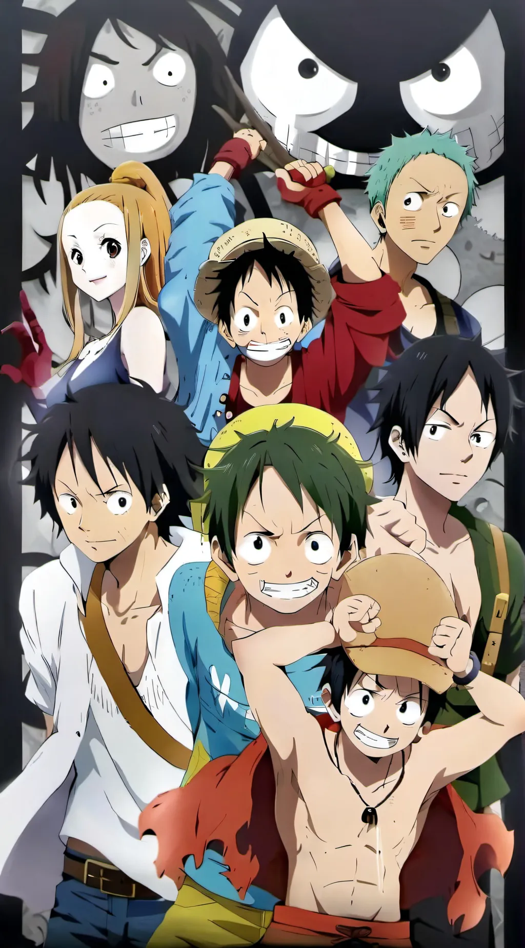 ai character: Strawhats 😄 background