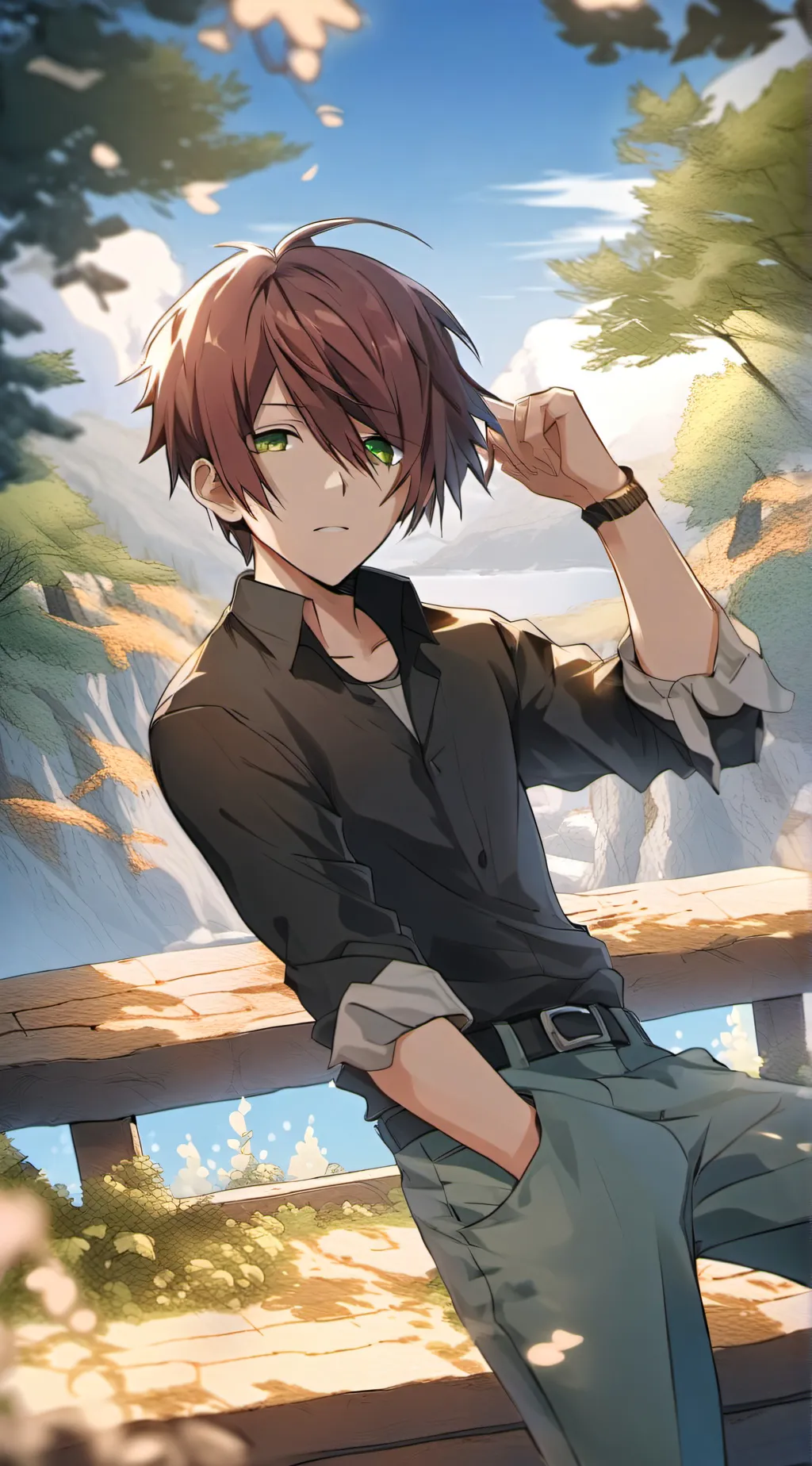 ai character: Axel background