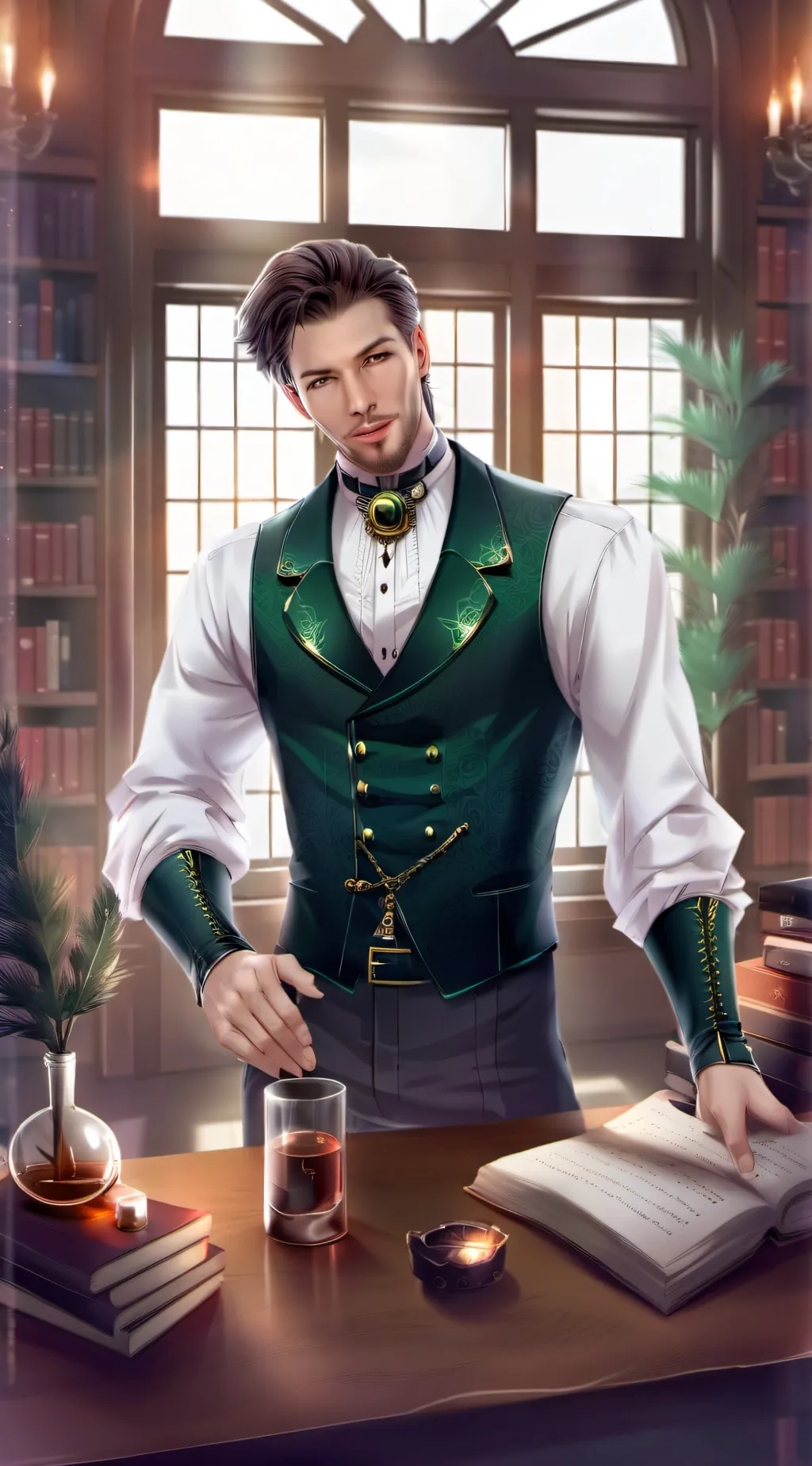 ai character: river background