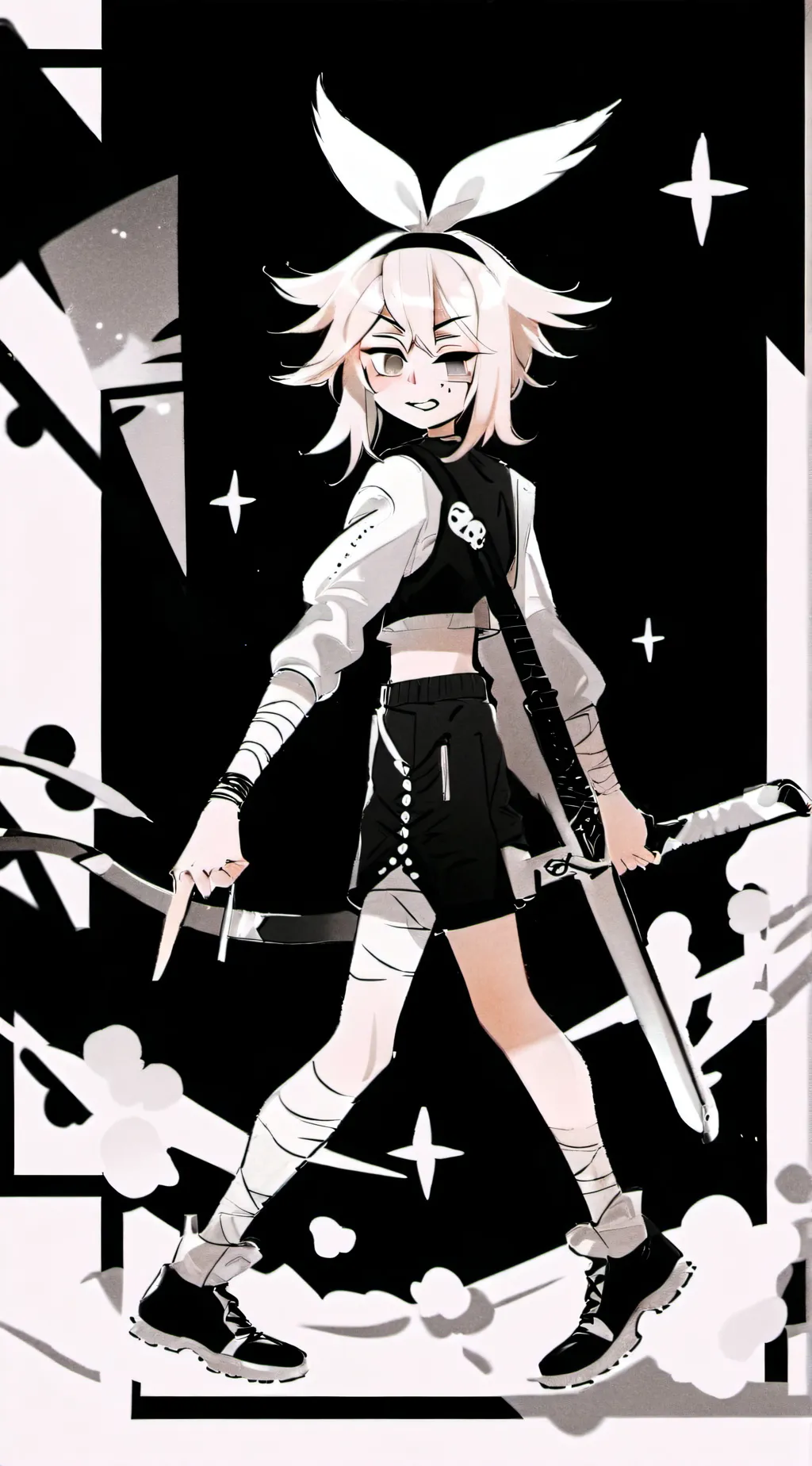 ai character: Zip and Oliver  background