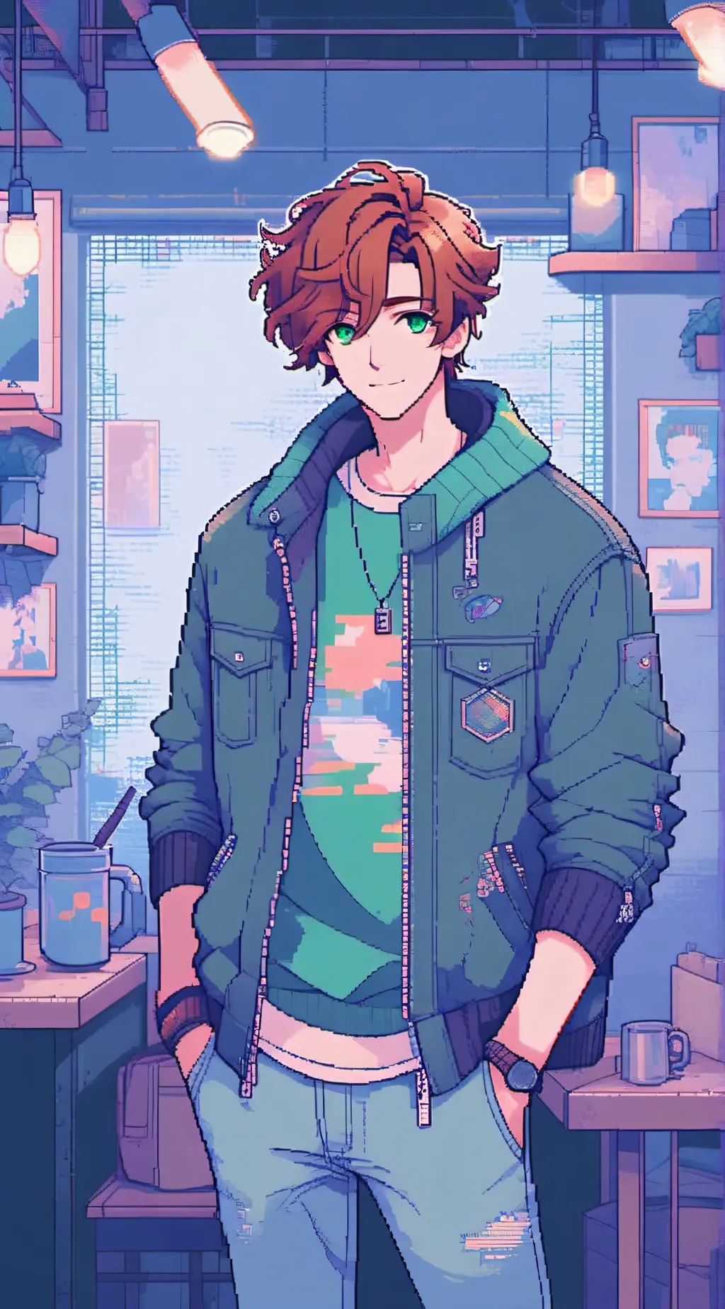 ai character: Aaron Morgan background