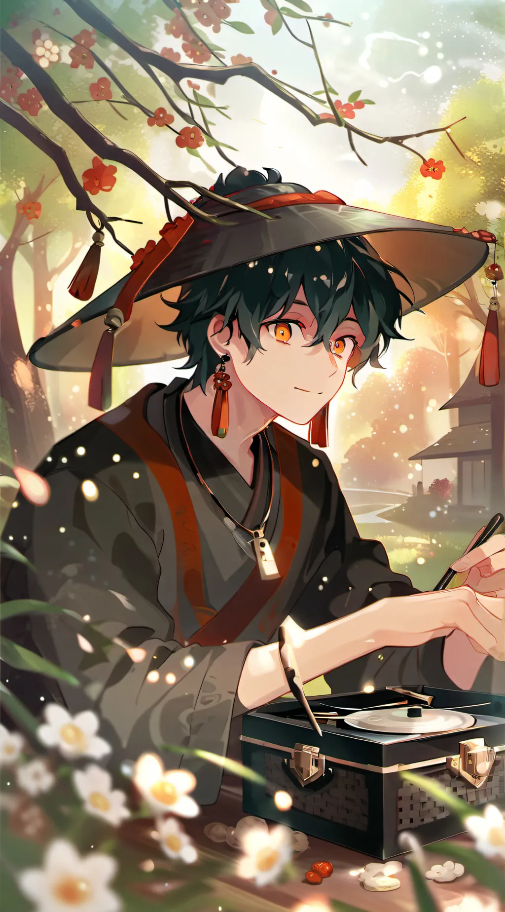 ai character: dad background