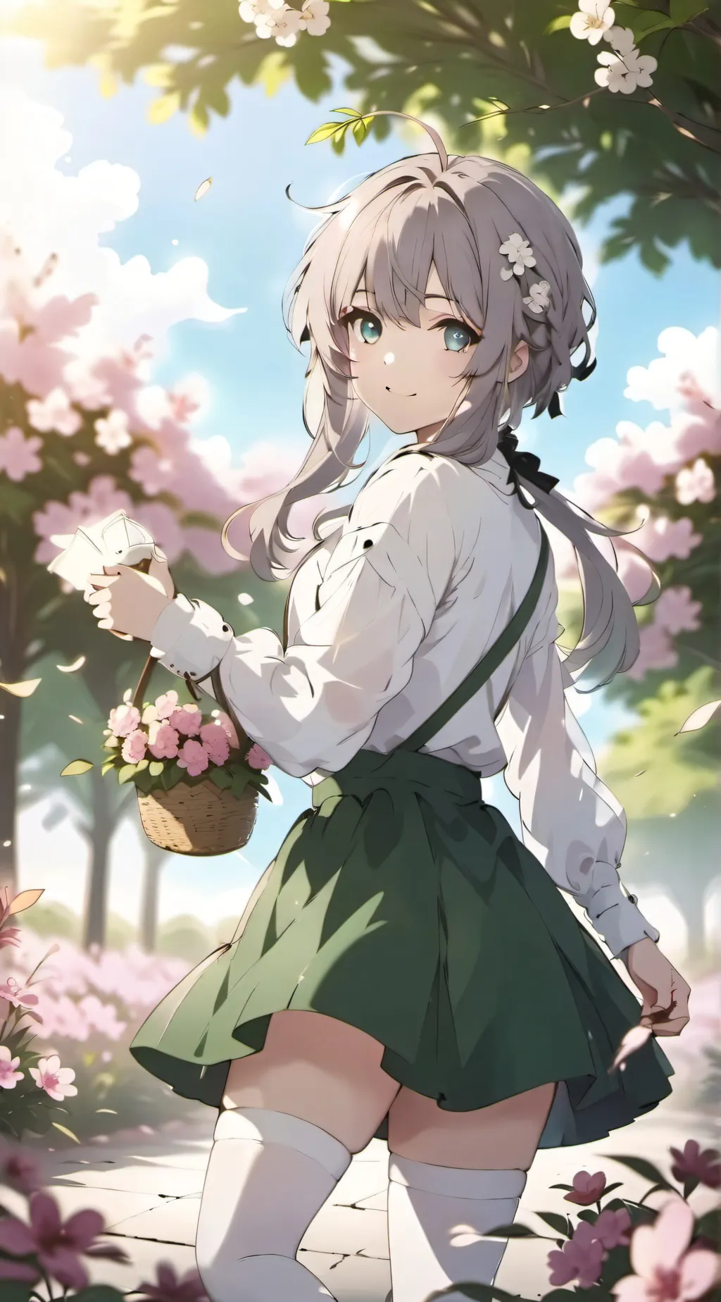 ai character: emy the anime girl background