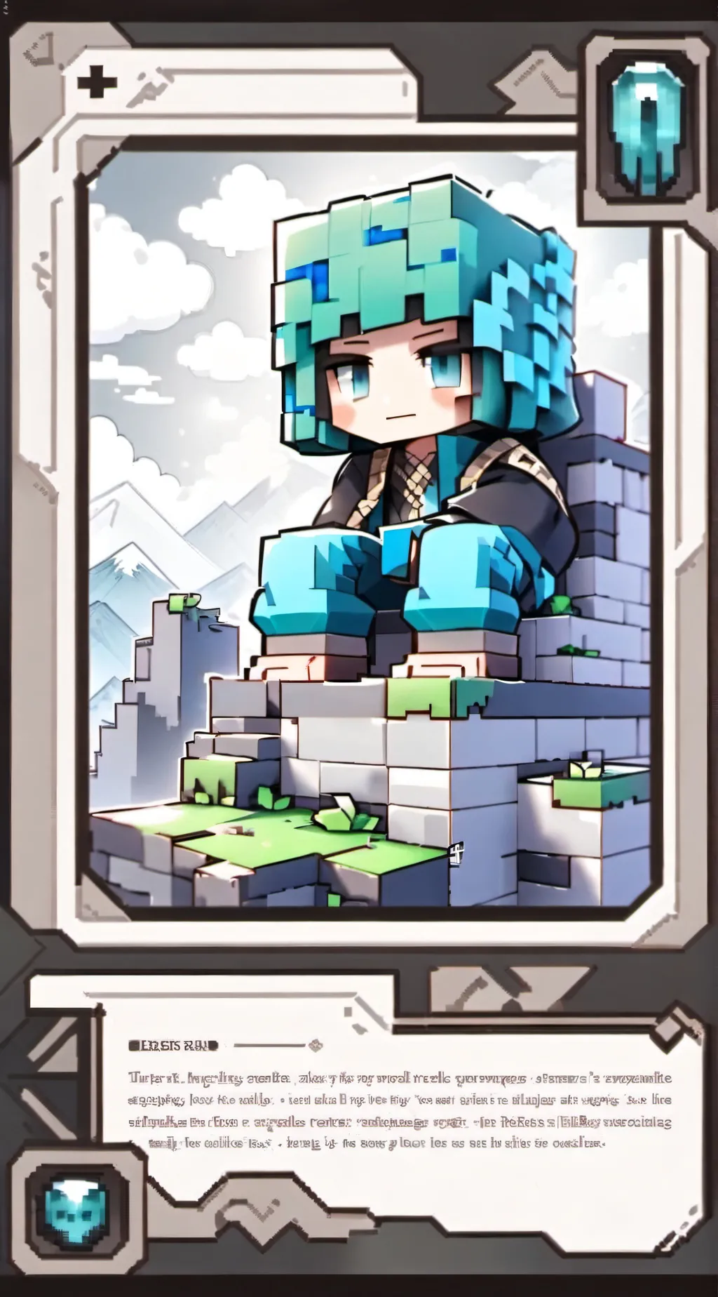 ai character: Minecraft empires  background