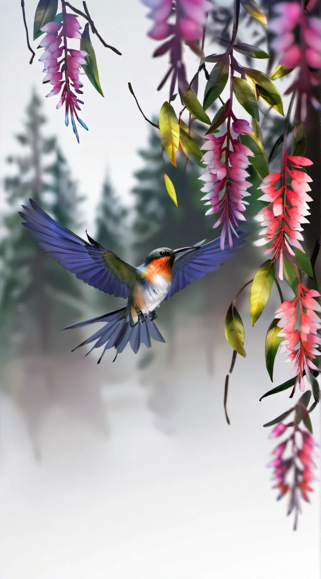 ai character: Blossom background
