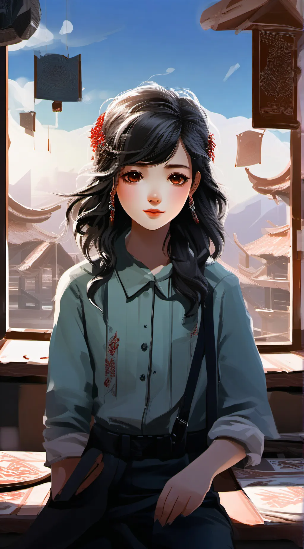 ai character: shyla background