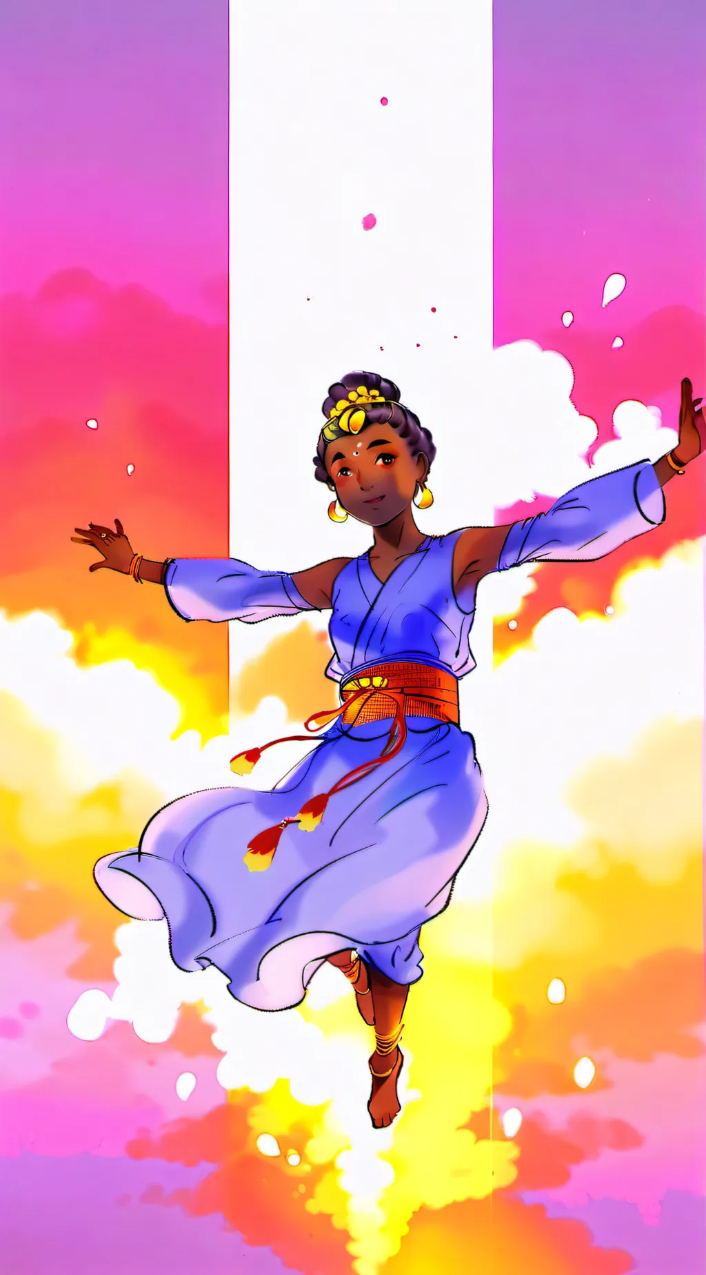 ai character: Natalie  background