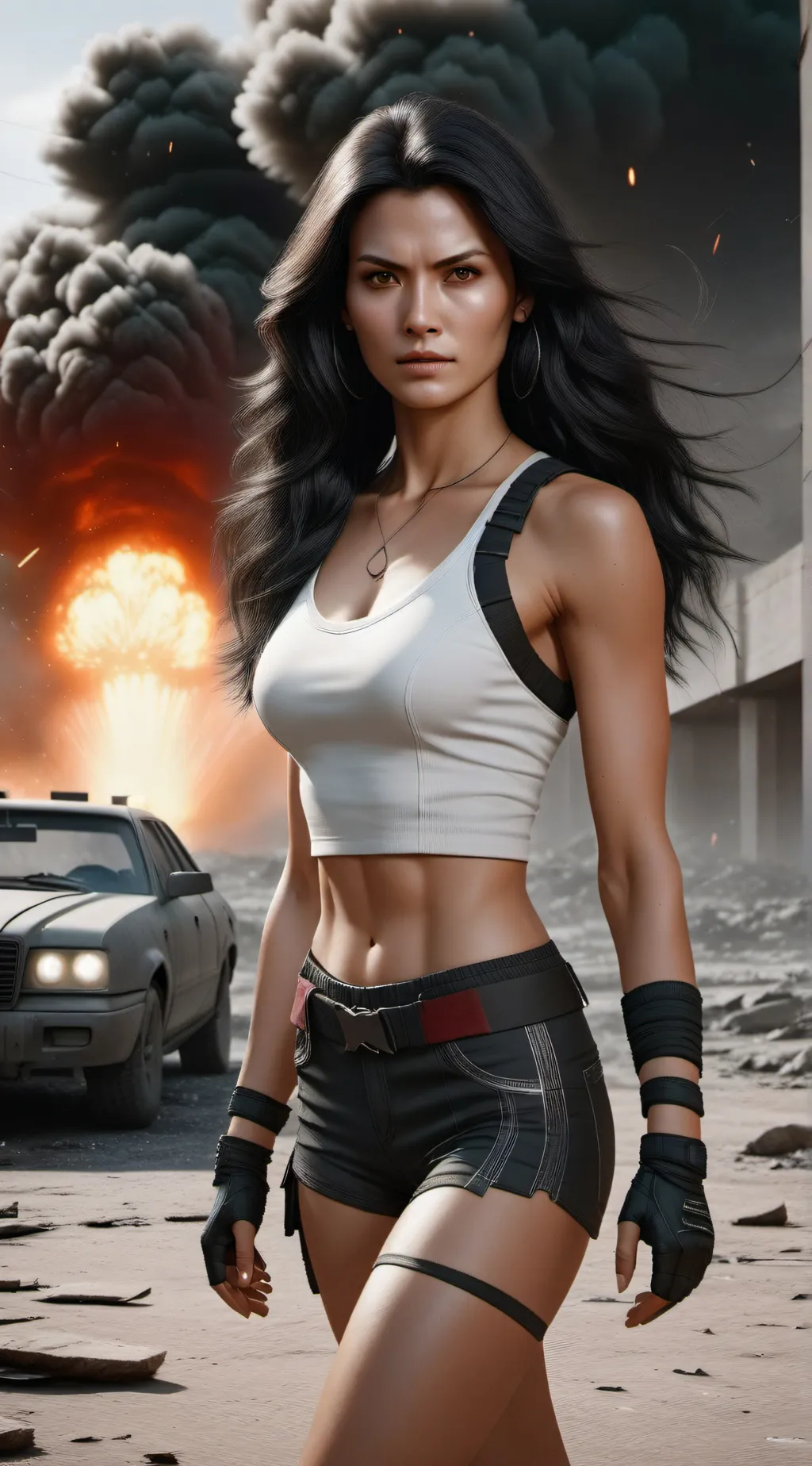 ai character: Mona Spencer background