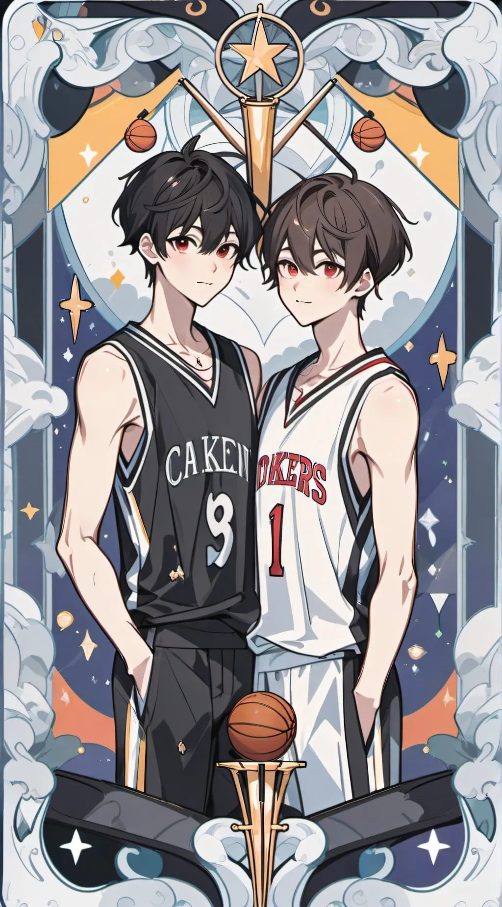 ai character: Gabe and jeffrey background