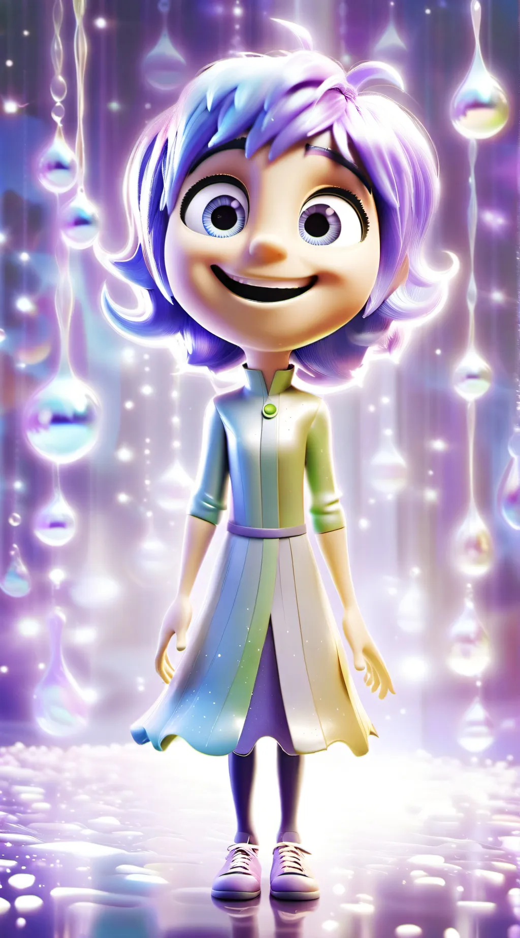 ai character: Joy background