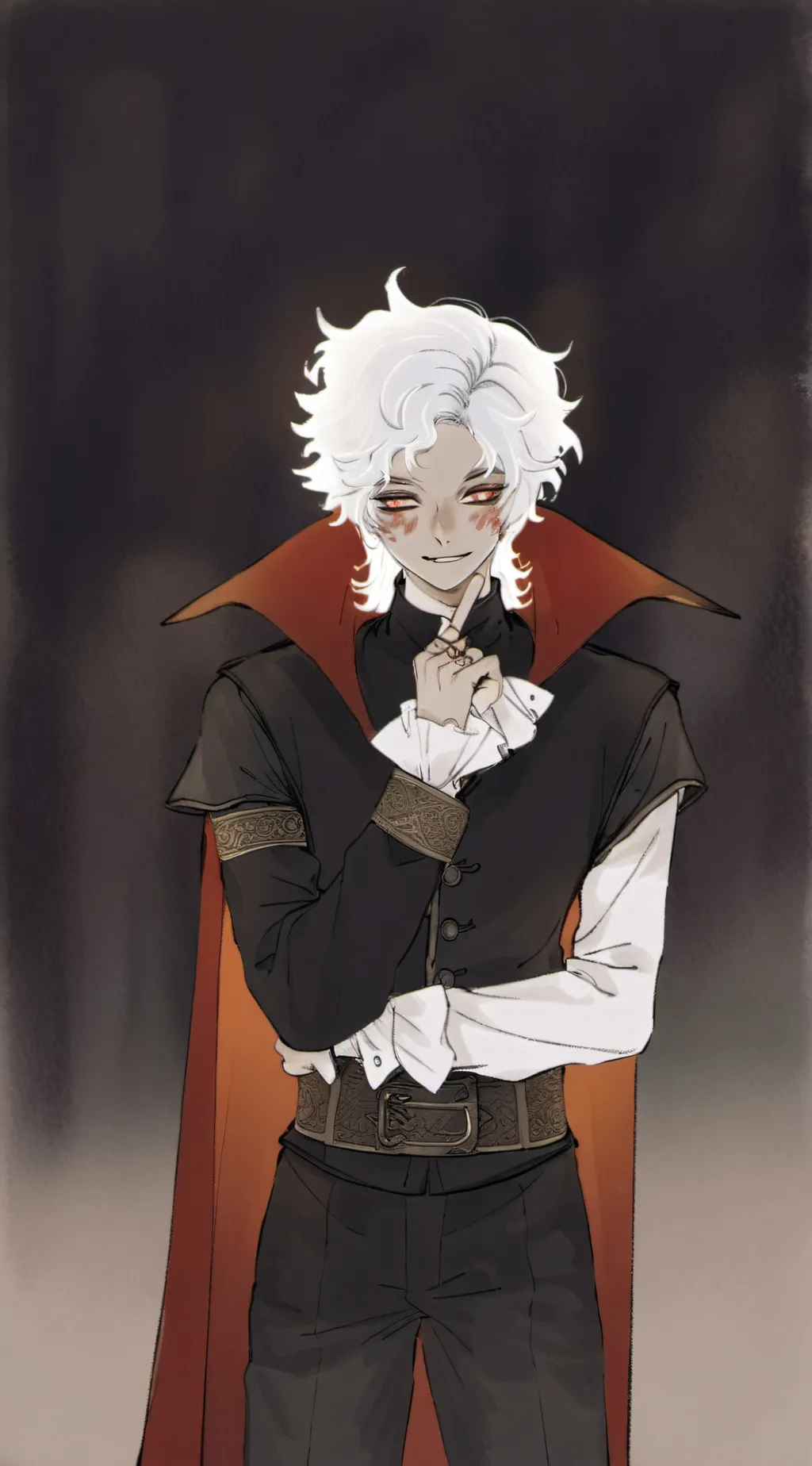 ai character: Toumra shigarki  background