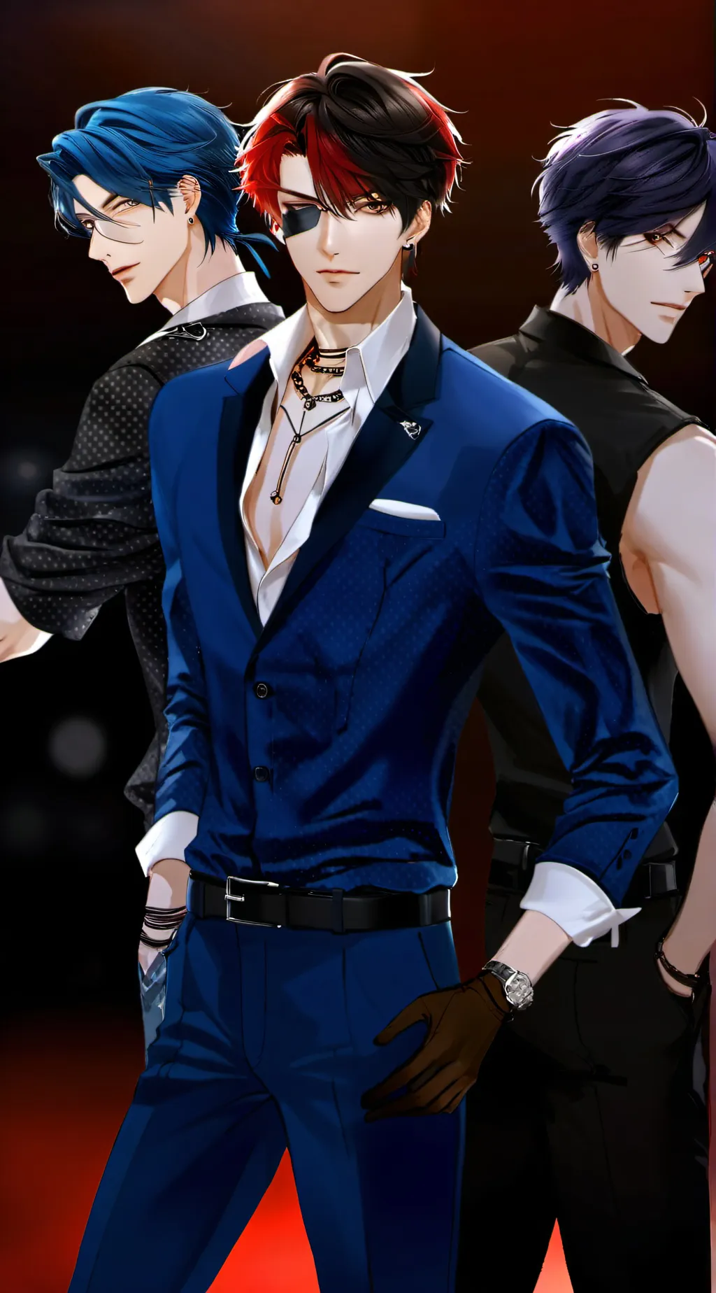 ai character: Luke, Nero, Lucas  background