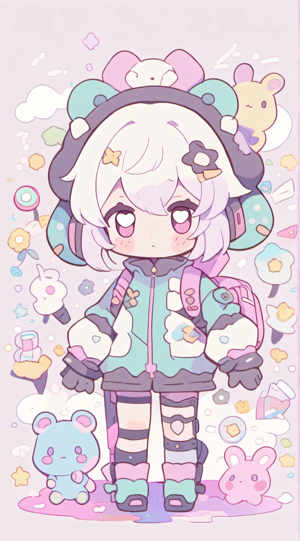 ai character: Lily  background