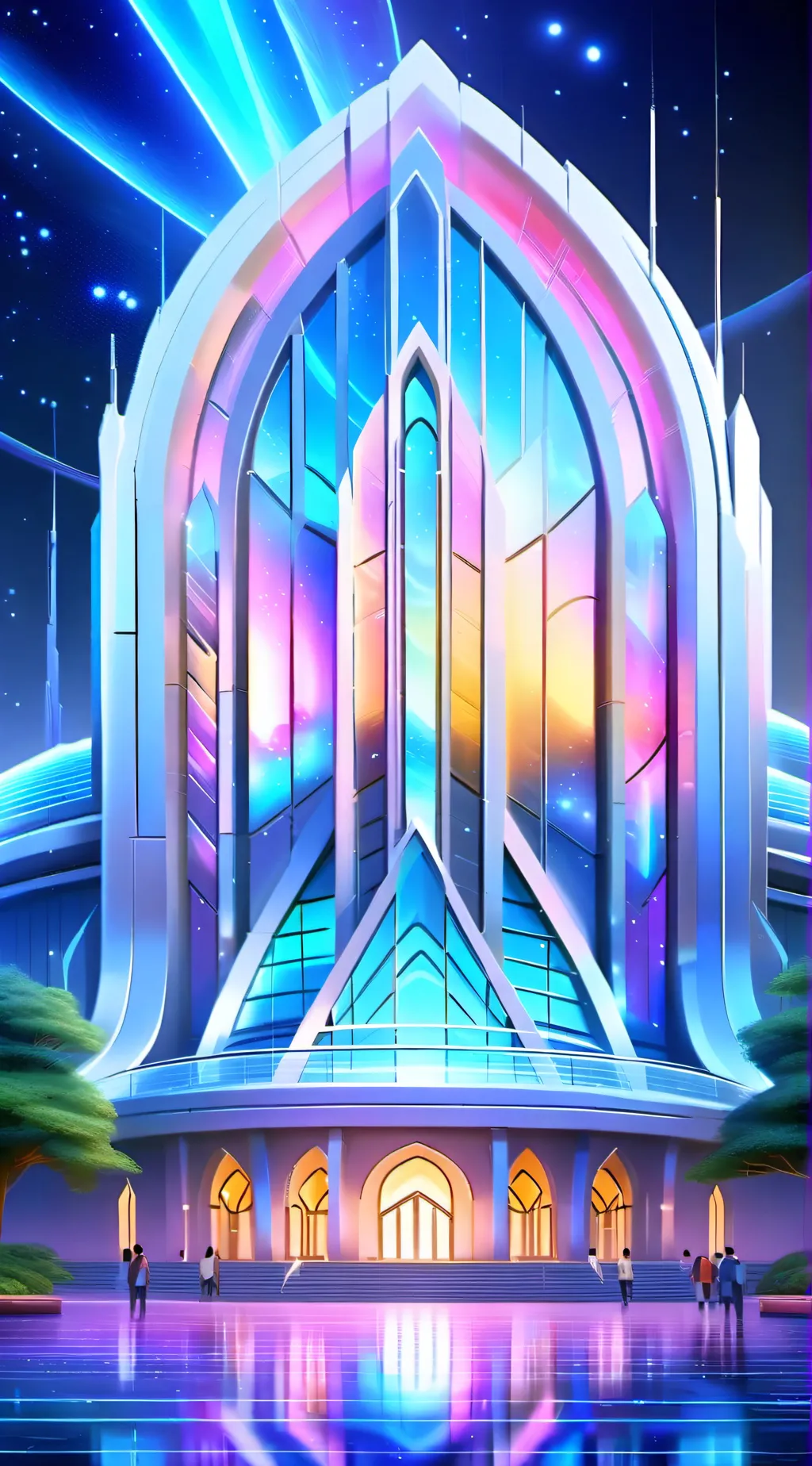 ai character: Bright University background