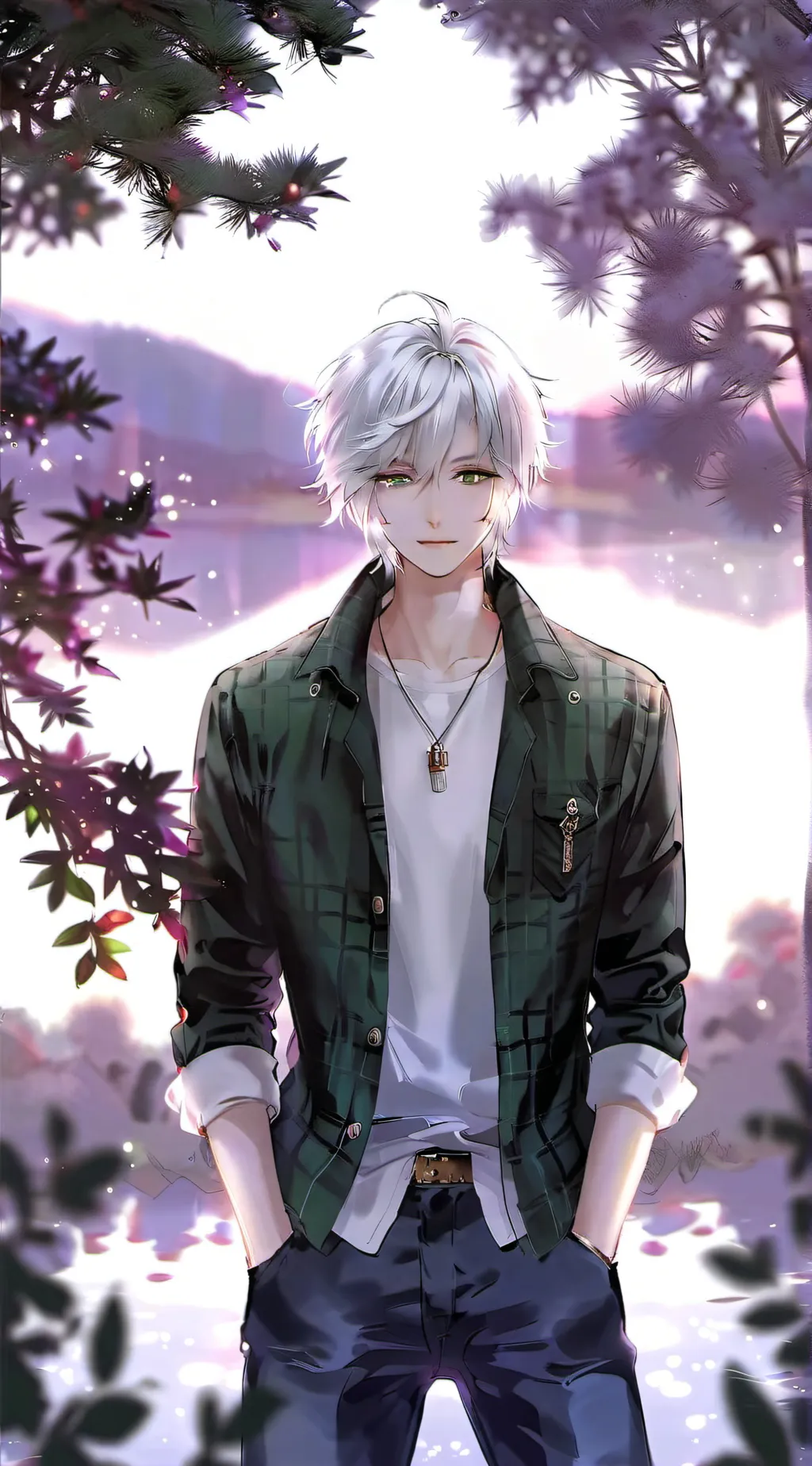 ai character: Haru (Farmer boy) background